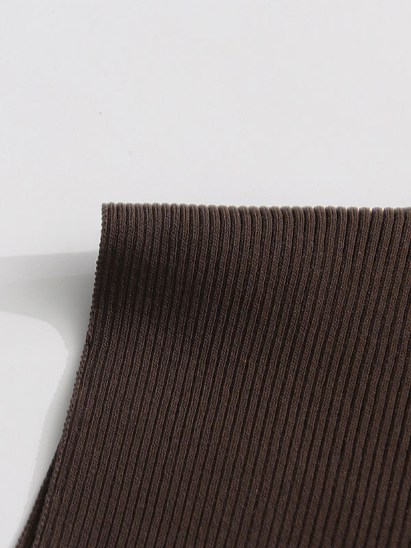 TWOTWINSTYLE Solid Sleeveless Hollow Out Knitting T-shirts