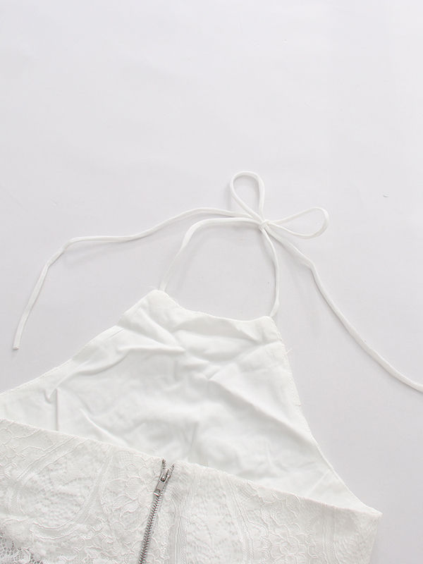 TWOTWINSTYLE Sleeveles Hollow Out Tunic Designer Dress