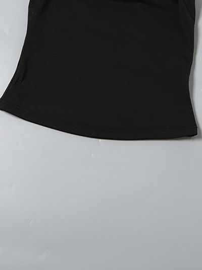 TWOTWINSTYLE Hollow Out Tunic Patchwork Lace Fashion Vest