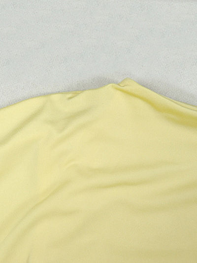 TWOTWINSTYLE Round Neck Solid Irregular Hem Elegant Dress