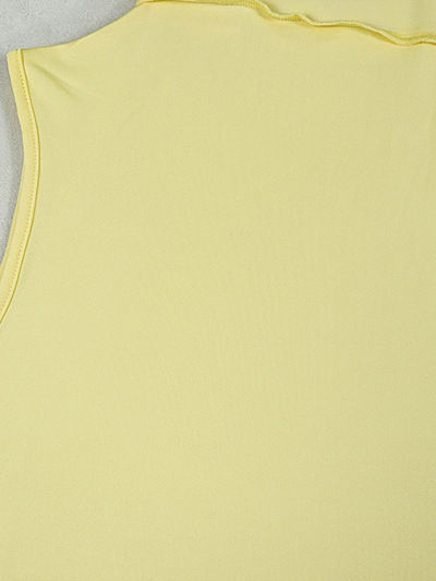TWOTWINSTYLE Round Neck Solid Irregular Hem Elegant Dress