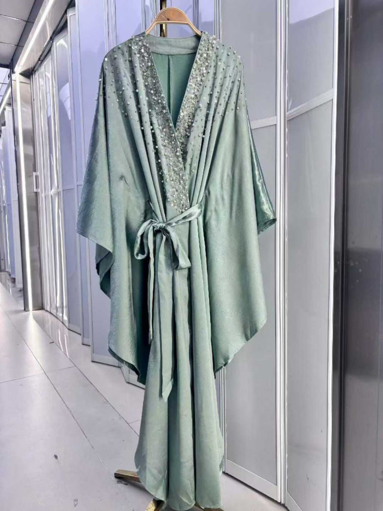 TWOTWINSTYLE Deep V Neck Patchwork Diamond Tunic Designer Coat