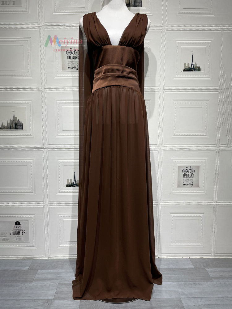 TWOTWINSTYLE Sleeveles Patchwork Lace Up High Waist Elegant Dress