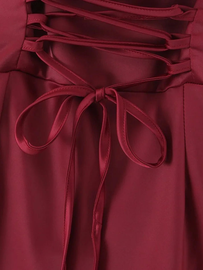 TWOTWINSTYLE Sleeveles Tunic Spliced Pleated Vintage Dress