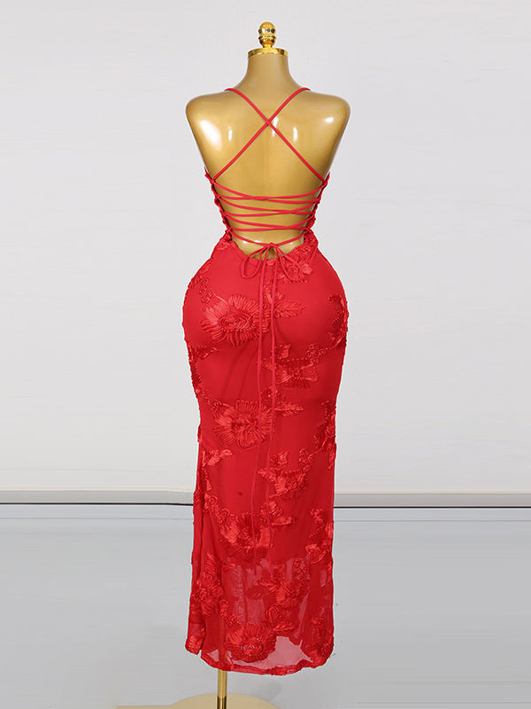 TWOTWINSTYLE Patchwork Applique Tunic Elegant Strapless Dress