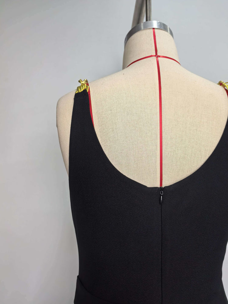 TWOTWINSTYLE Off Shoulder Asymmetrical Tunic Vintage Dress