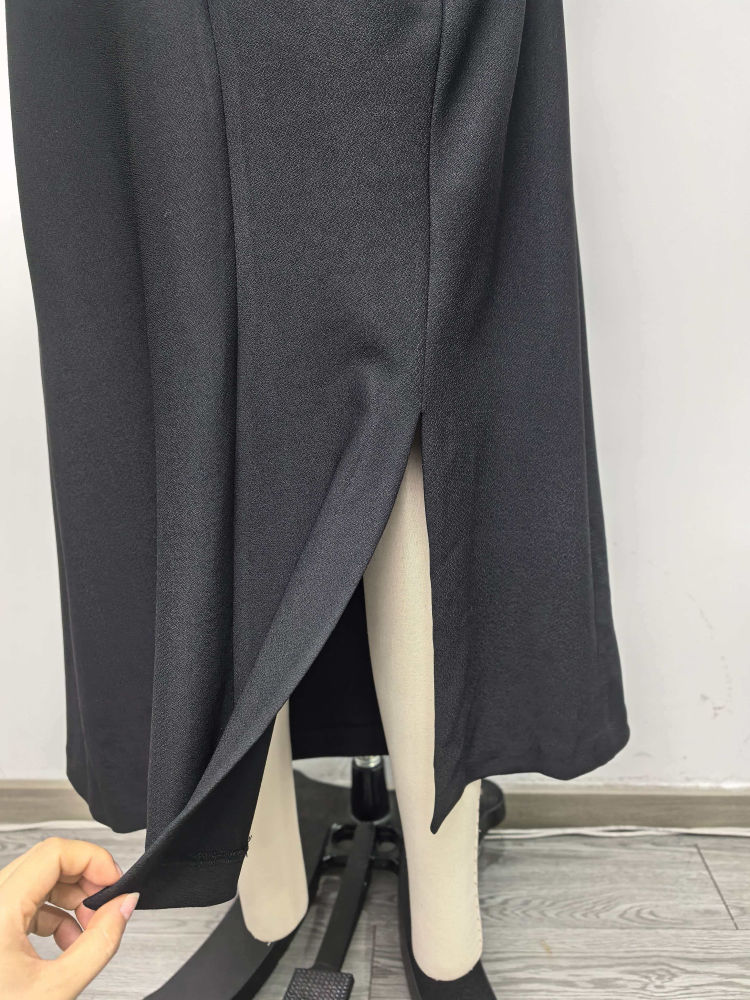 TWOTWINSTYLE Off Shoulder Asymmetrical Tunic Vintage Dress