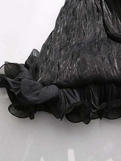 TWOTWINSTYLE Off One Shoulder Side Split Fashion Dress