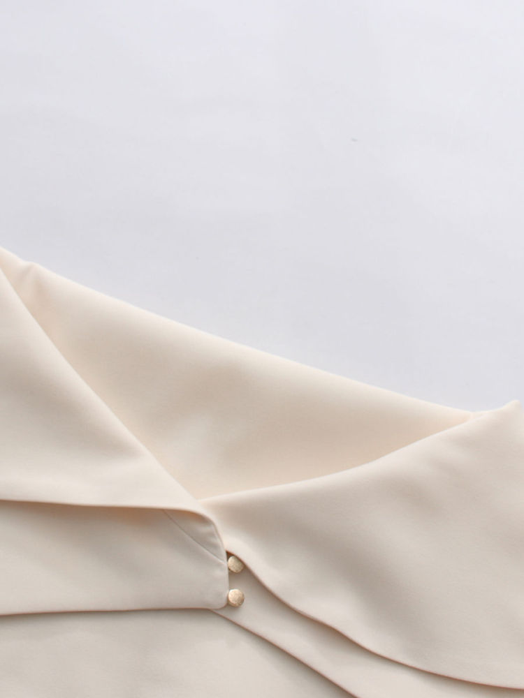 TWOTWINSTYLE Backless Sleeveles Spliced Belt Elegant Dress