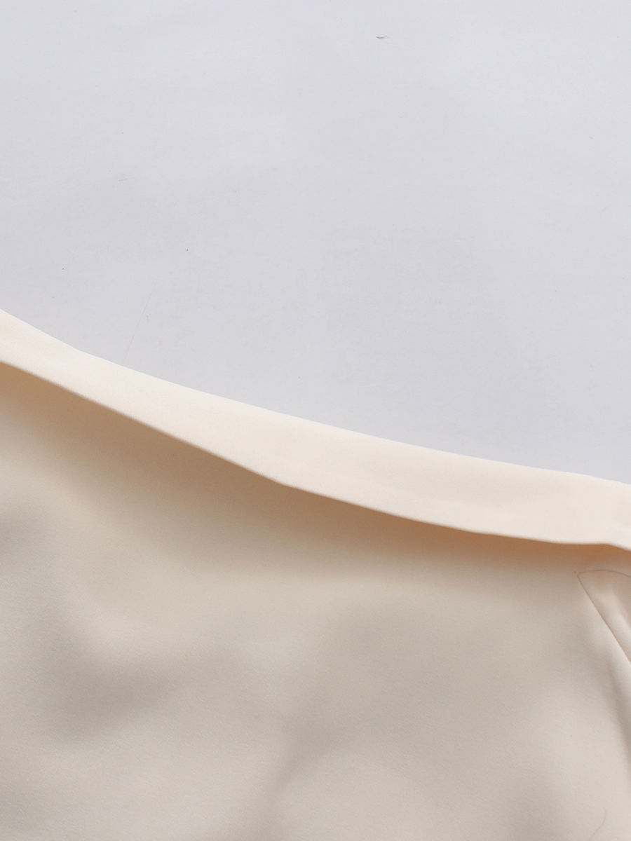 TWOTWINSTYLE Backless Sleeveles Spliced Belt Elegant Dress