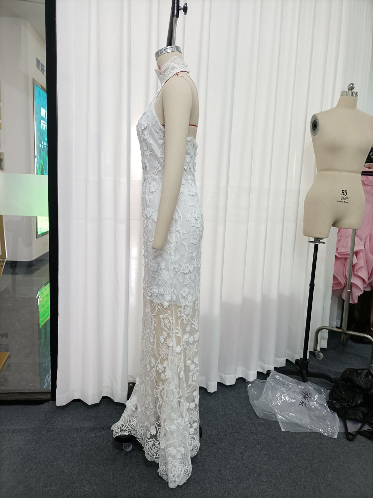 TWOTWINSTYLE Sleeveles Tunic Spliced Lace Designer Dress