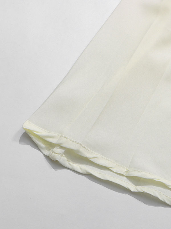 TWOTWINSTYLE V Neck High Waist Patchwork Shawl Fashion Dress