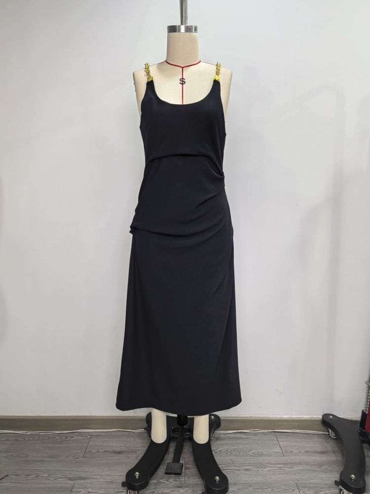 TWOTWINSTYLE Off Shoulder Asymmetrical Tunic Vintage Dress