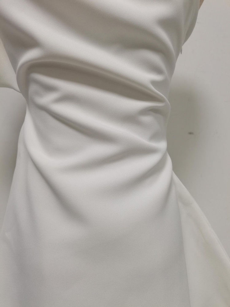 TWOTWINSTYLE Solid Off One Shoulder Tunic Designer Dress