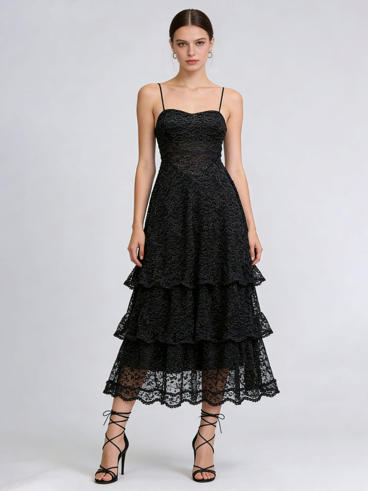 TWOTWINSTYLE Off Shoulder Spliced Mesh Tunic Designer Dress