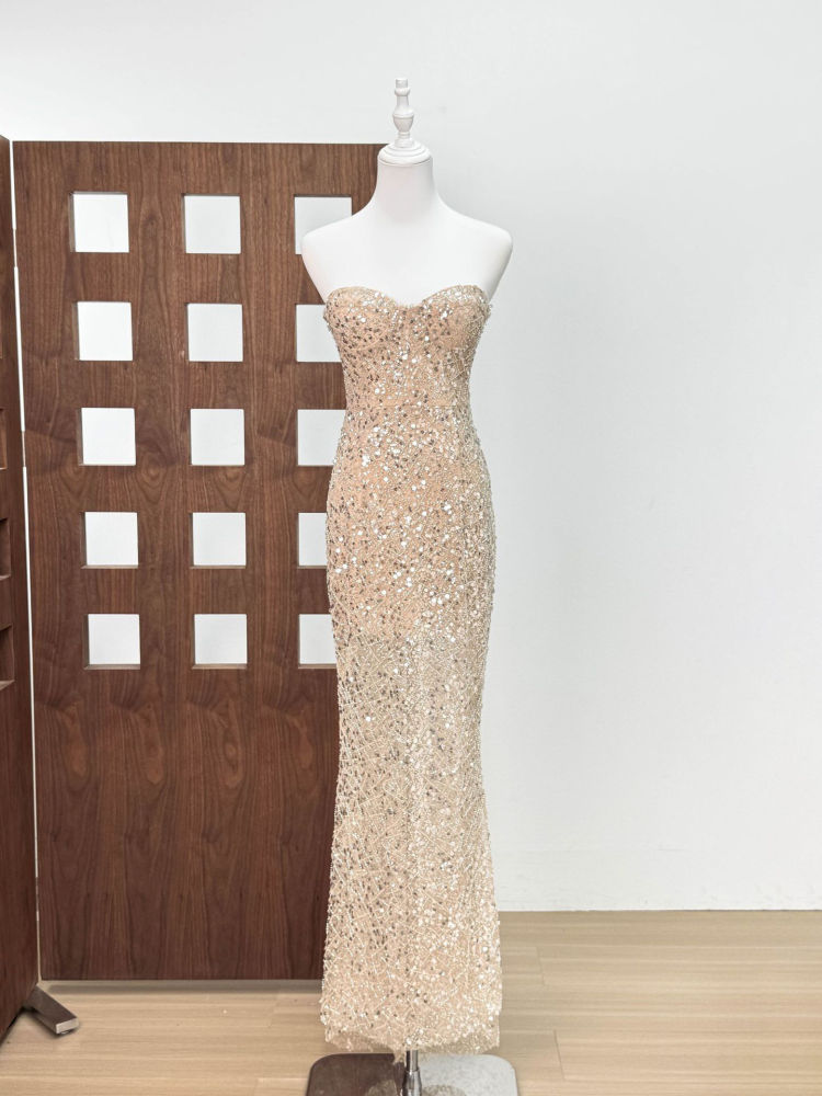 TWOTWINSTYLE Off Shoulder Tunic Patchwork Sequins Fashion Dress