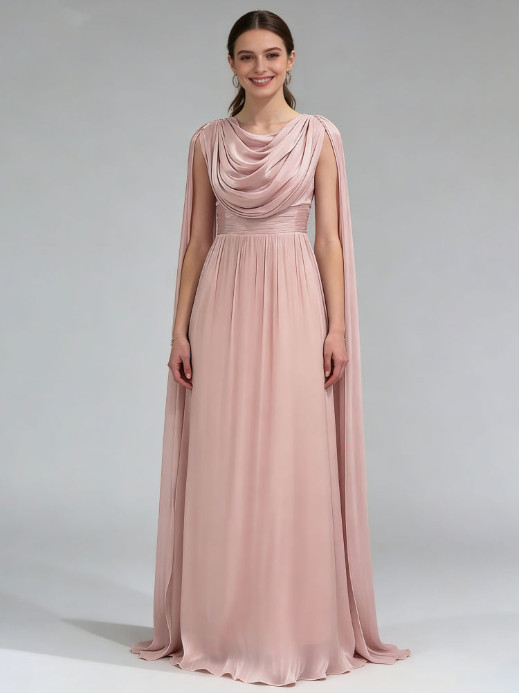 TWOTWINSTYLE Round Neck Sleeveles High Waist Elegant Dress