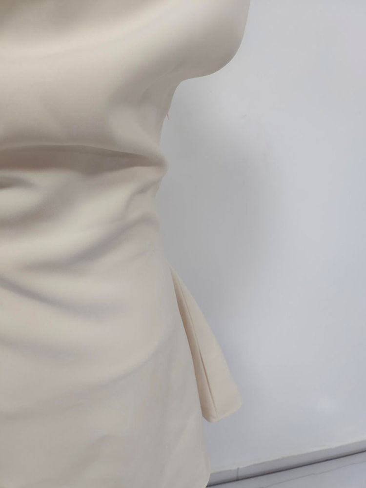 TWOTWINSTYLE Off Shoulder Spliced Bowknot Tunic Elegant Dress