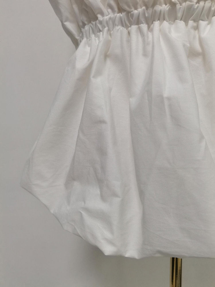TWOTWINSTYLE Solid Off Shoulder Tunic Fashion Vest