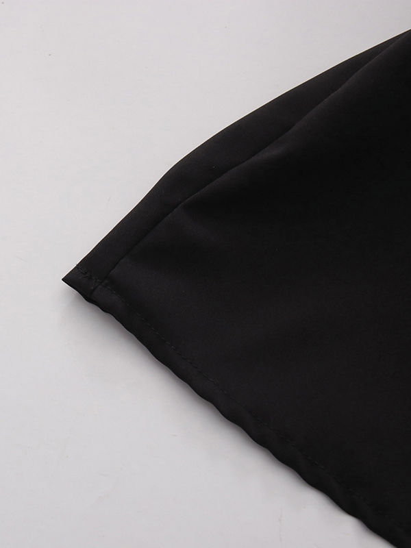 TWOTWINSTYLE Solid Off Shoulder Spliced Decoration Tunic Fashion Dress