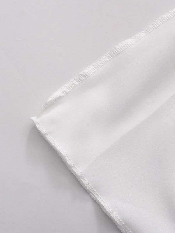 TWOTWINSTYLE Stand Collar Patchwork Ruffles High Waist Fashion Dress