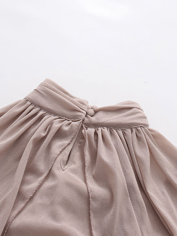 TWOTWINSTYLE Stand Collar Cross Hanging Folds Chic Shirt