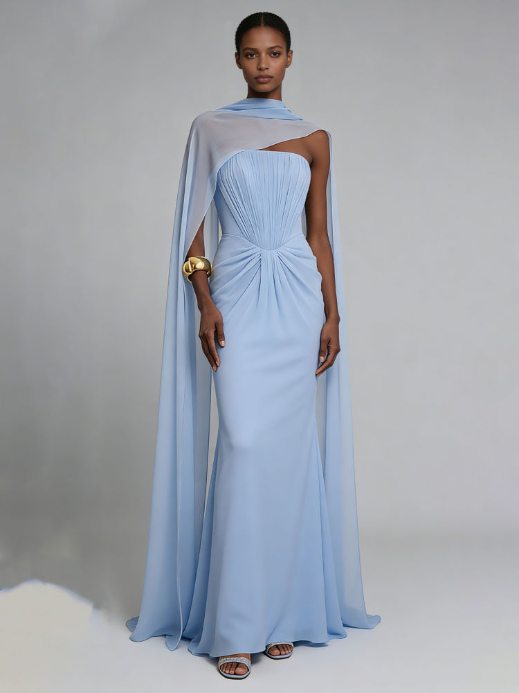 TWOTWINSTYLE Sleeveles Spliced Lace Up Pleated Designer Dress
