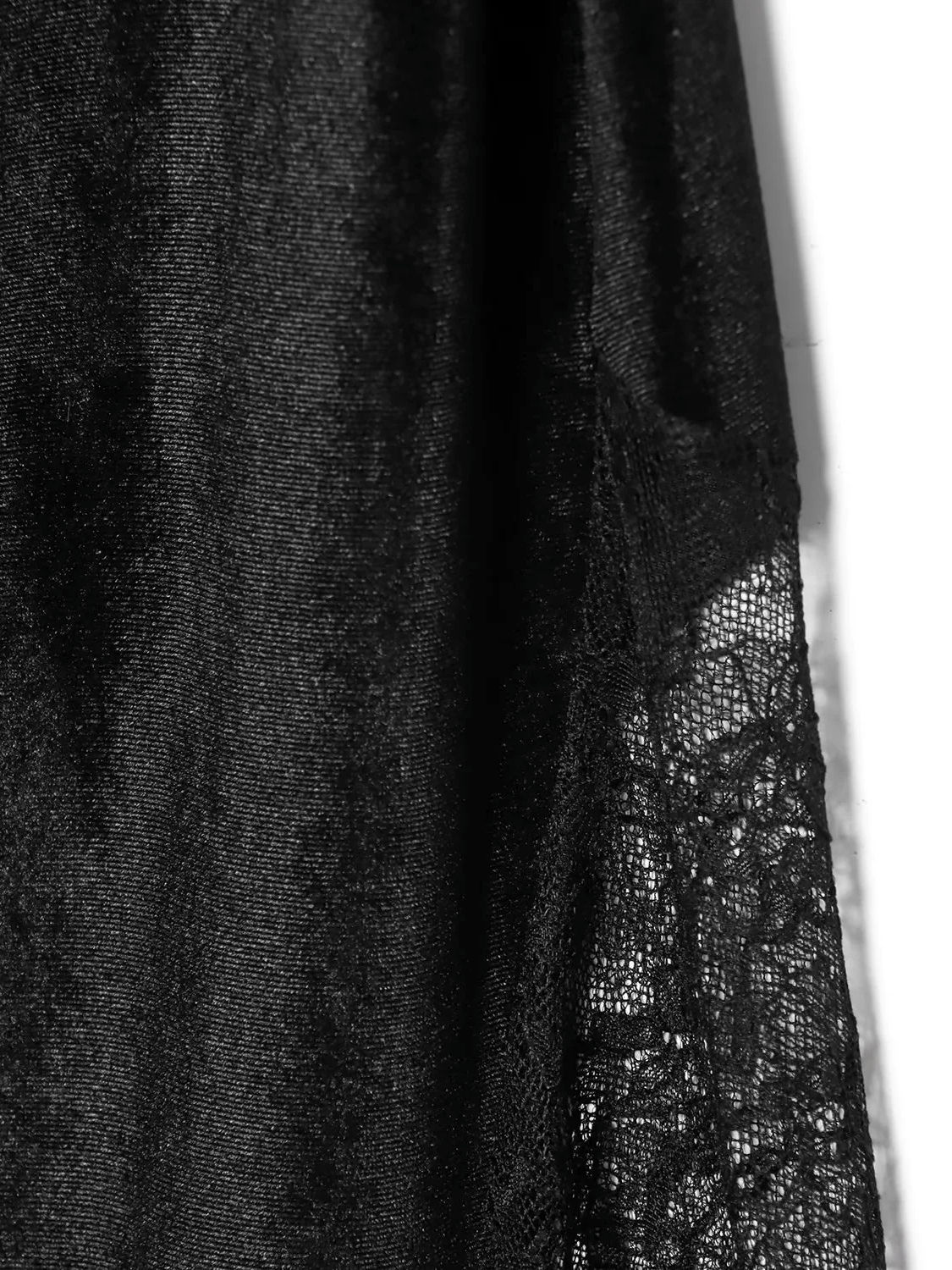 TWOTWINSTYLE Solid Sleeveles Patchwork Lace Elegant Dress