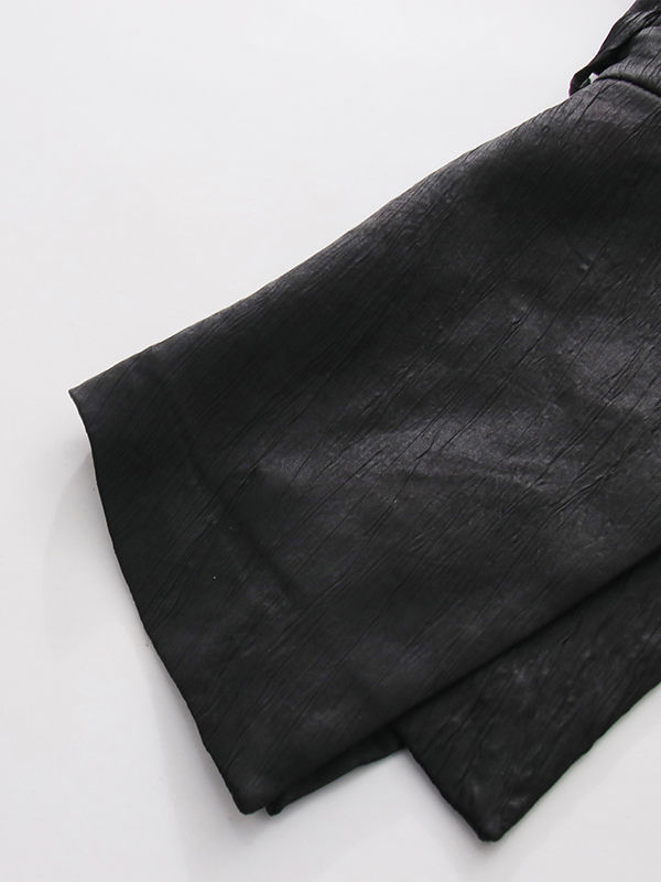 TWOTWINSTYLE Solid Lapel Patchwork Belt Tunic Temperament Coat