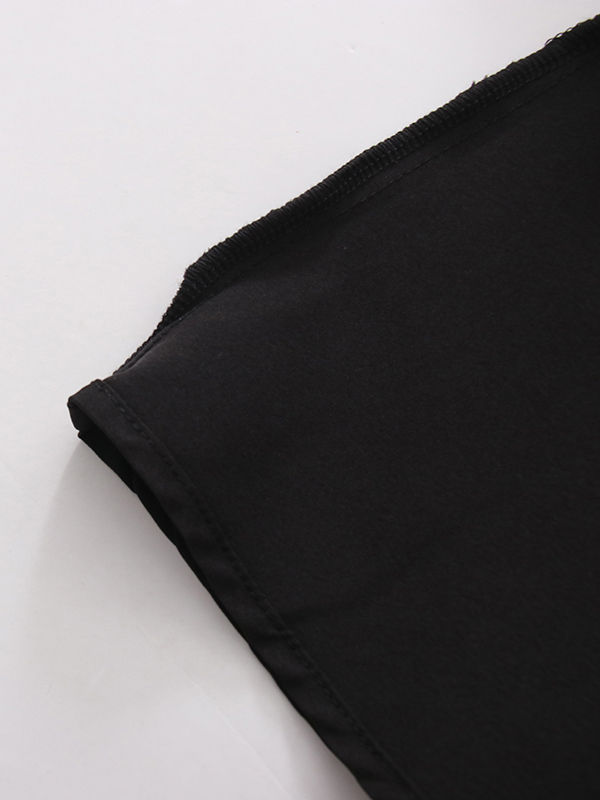 TWOTWINSTYLE Sleeveles Stand Collar Spliced Sequins Designer Dress