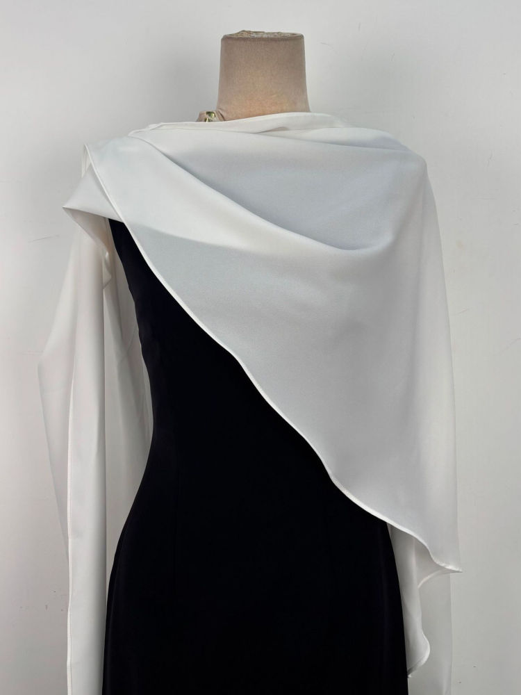 TWOTWINSTYLE Hit Color Sleeveles Asymmetrical Tunic Elegant Dress