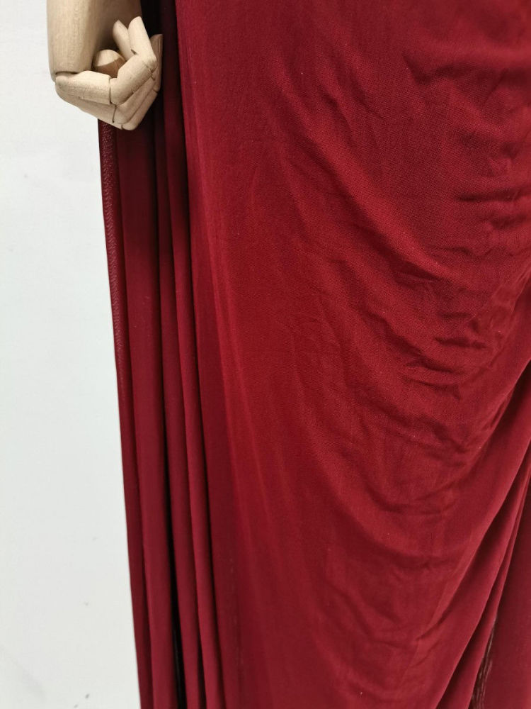 TWOTWINSTYLE Stand Collar Patchwork Lace Up Slimming Dress