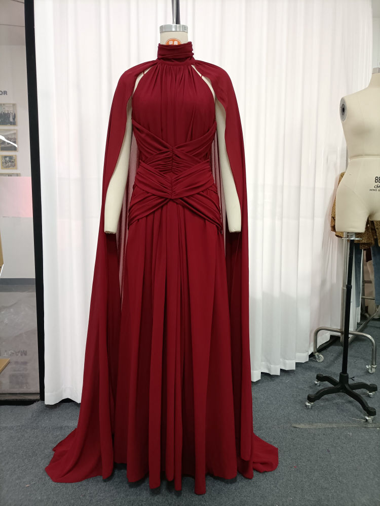 TWOTWINSTYLE Sleeveles High Waist Spliced Shawl Fashion Dress