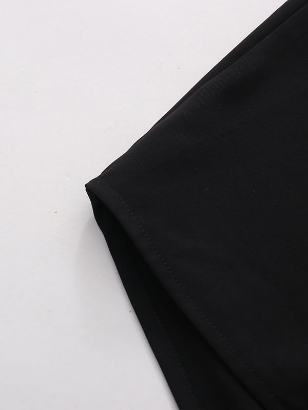 TWOTWINSTYLE Round Neck Sleeveles Spliced Embroidery Designer Dress