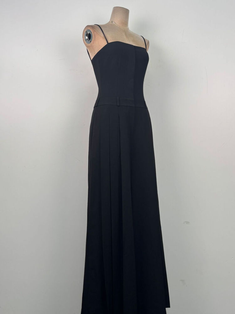 TWOTWINSTYLE Solid Off Shoulder High Waist Loose Casual Jumpsuit