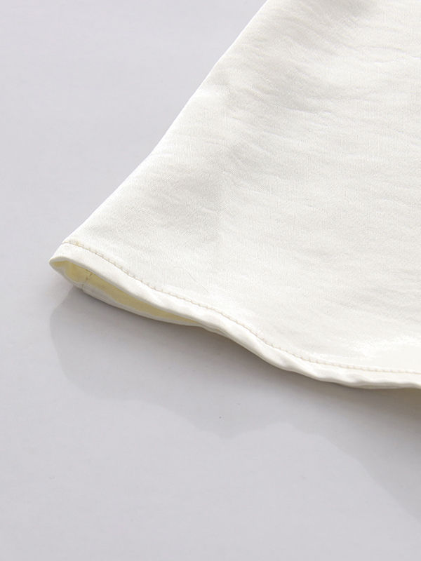 TWOTWINSTYLE Hollow Out Tunic Ruched Minimalist Dress