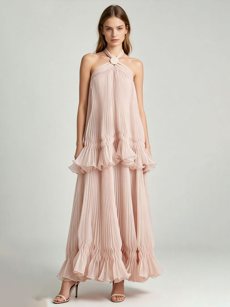 TWOTWINSTYLE Off Shoulder Patchwork Ruffles Chic Dress