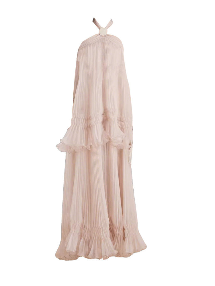 TWOTWINSTYLE Off Shoulder Patchwork Ruffles Chic Dress