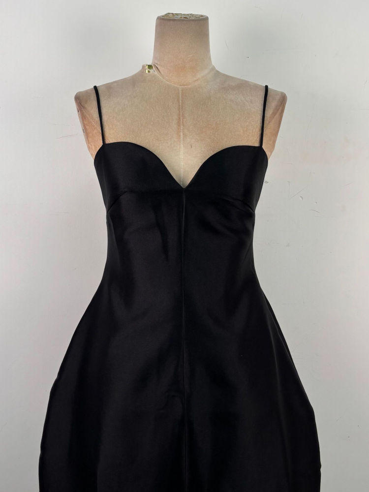 TWOTWINSTYLE Off Shoulder Irregular Hem High Waist Chic Dress