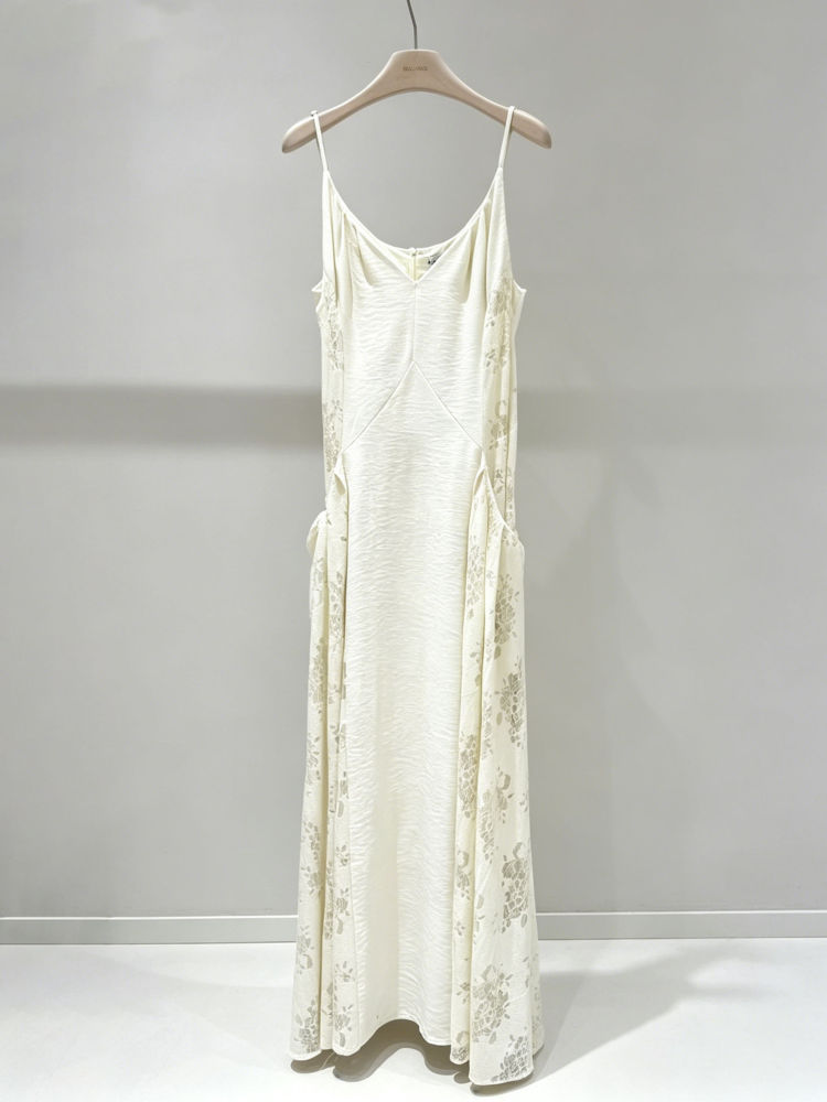 TWOTWINSTYLE Patchwork Print High Waist Elegant Dress