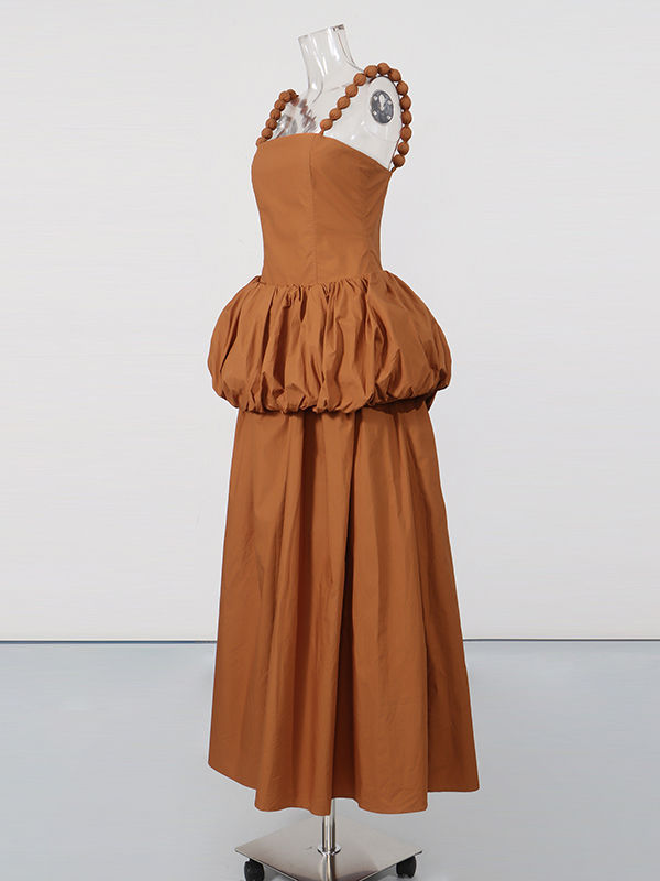 TWOTWINSTYLE Solid Off Shoulder Tunic Elegant Dress