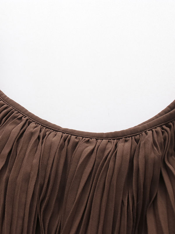 TWOTWINSTYLE Off One Shoulder Long Sleeve Top Irregular Hem Vintage Set