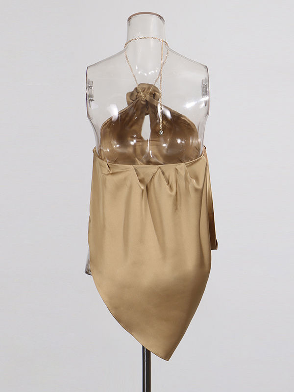 TWOTWINSTYLE Backless Side Split Spliced 3D Flower Vintage Vest