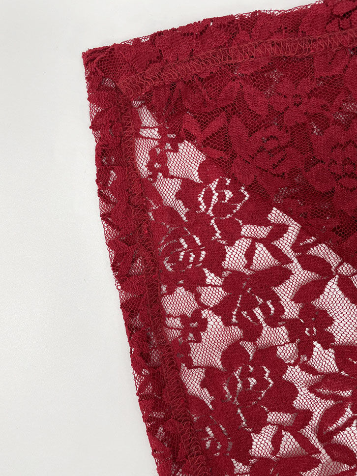 TWOTWINSTYLE Off Shoulder Hollow Out Patchwork Lace Designer Dress