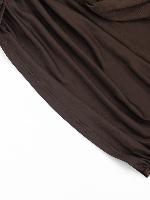 TWOTWINSTYLE Sleeveles Backless Ruched Designer Bodycon Dress