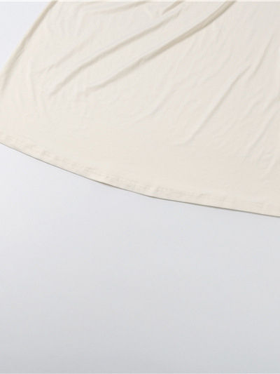 TWOTWINSTYLE Off Shoulder Irregular Hem Top High Waist Skirt Fashion Set