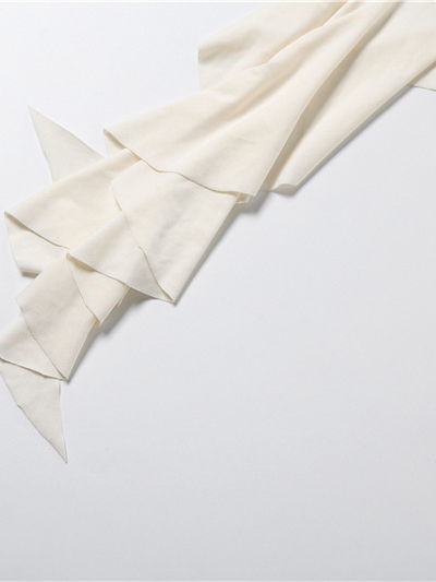 TWOTWINSTYLE Off Shoulder Irregular Hem Top High Waist Skirt Fashion Set