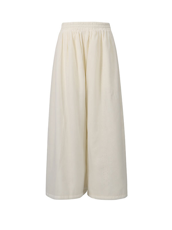 TWOTWINSTYLE V Neck Sleeveles Tunic Top Loose Pants Casual Set