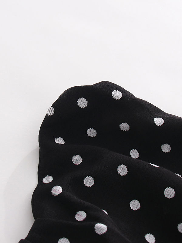 TWOTWINSTYLE Off One Shoulder Wave Point Designer Dress