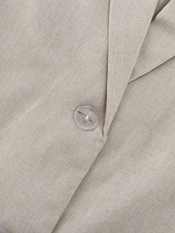 TWOTWINSTYLE Lapel Sleeveles Patchwork Lace Up Loose Pants Fashion Set